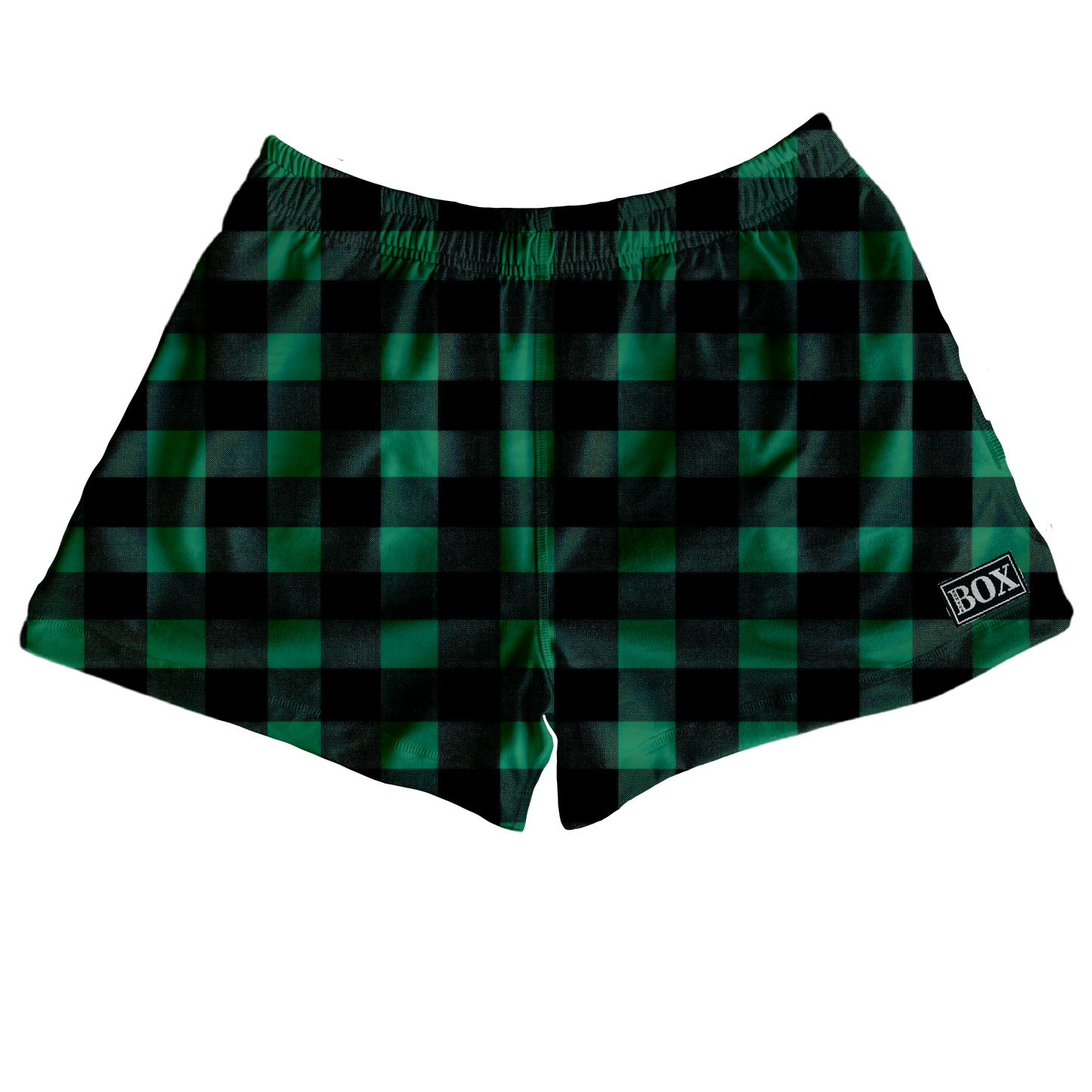 Green Buffalo Plaid Lounge Short