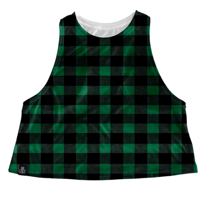 Green Buffalo Plaid Tops