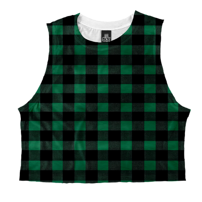 Green Buffalo Plaid Tops