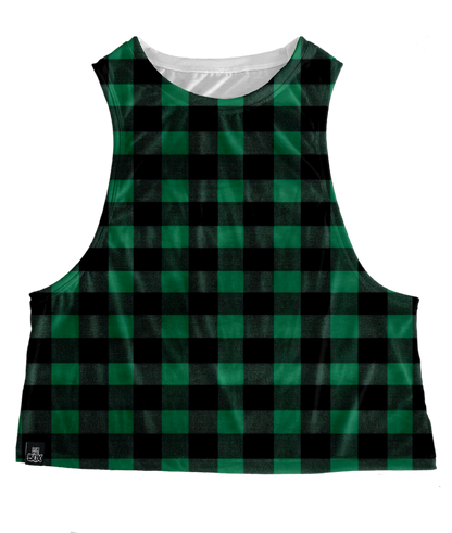 Green Buffalo Plaid Tops