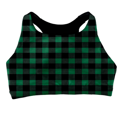 Green Buffalo Plaid ELLE BRA