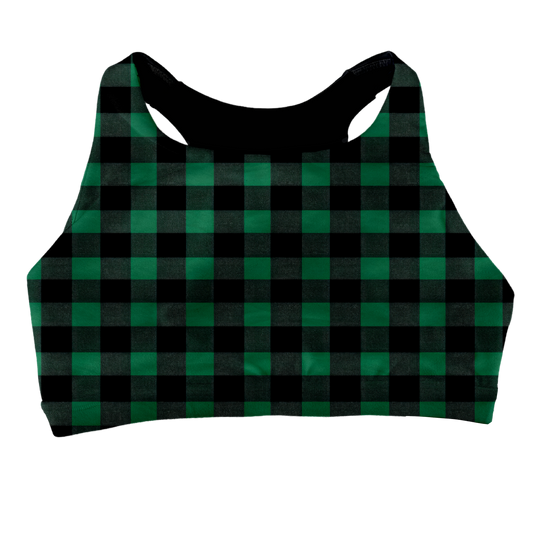 Green Buffalo Plaid ELLE BRA