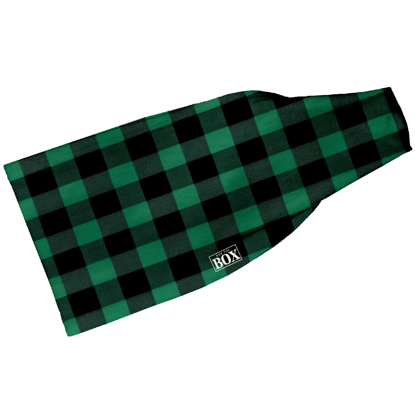 Green Buffalo Plaid 4” HeadBand