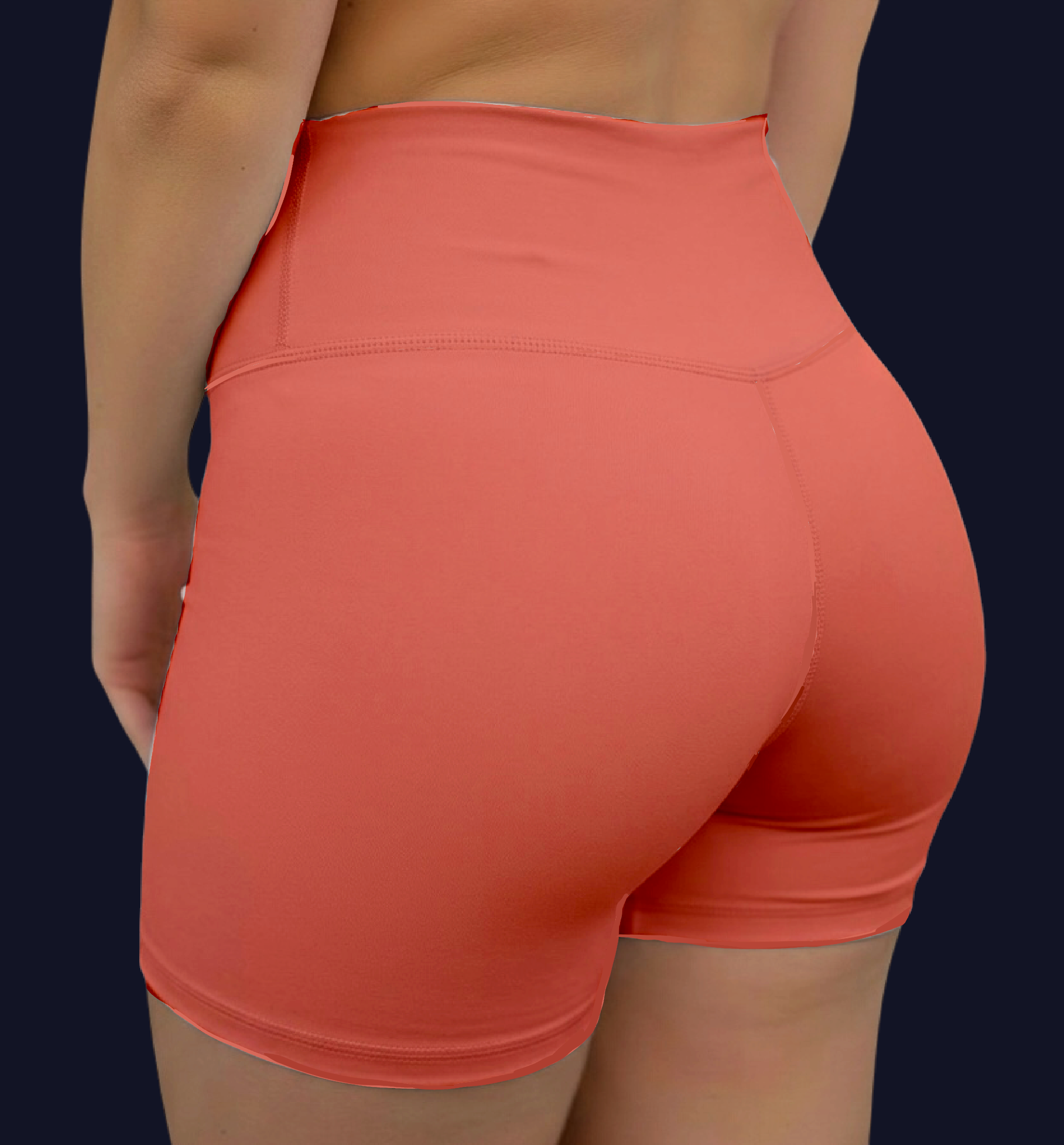 Coral Hybrid Shorts No Pockets