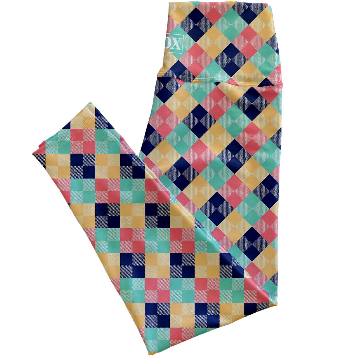 Preppy Argyle Regular Rise Leggings