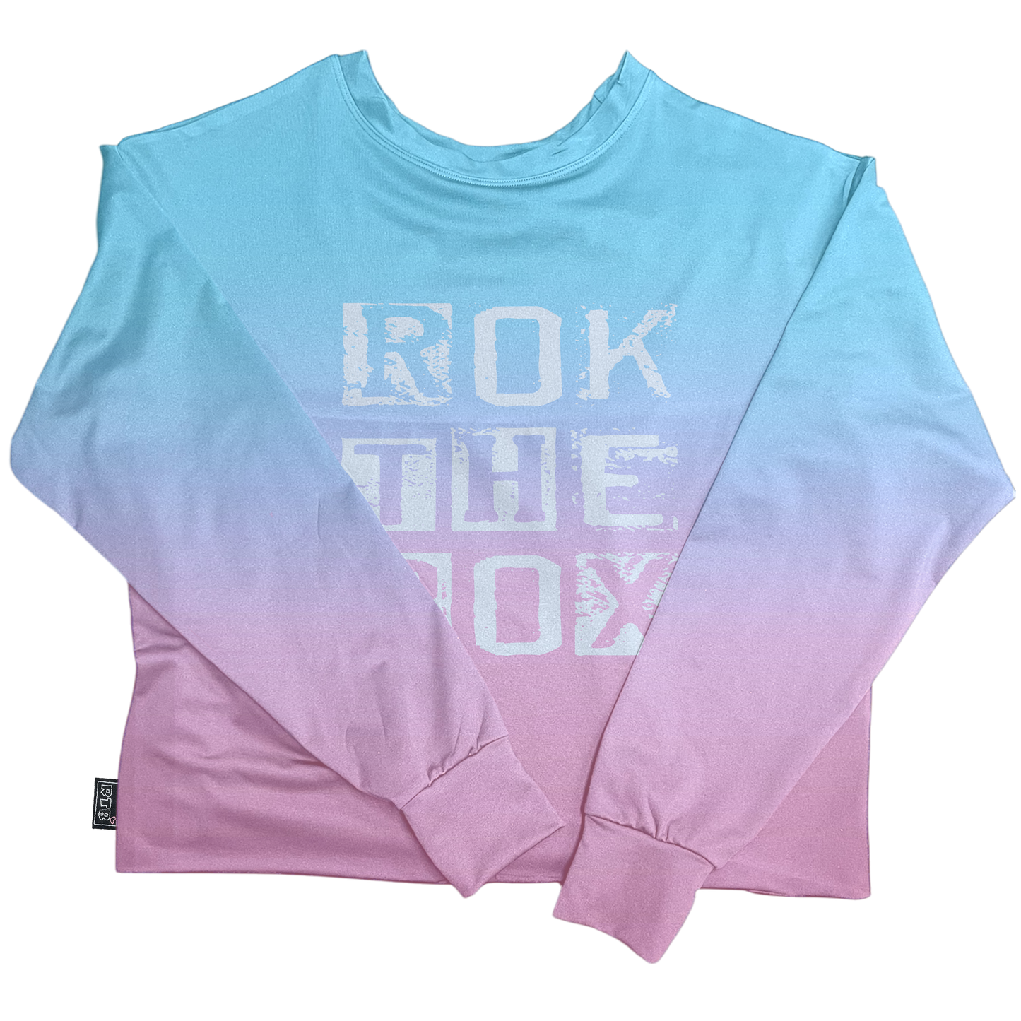 RTB BLUE PINK OMBRE SWEATSHIRT