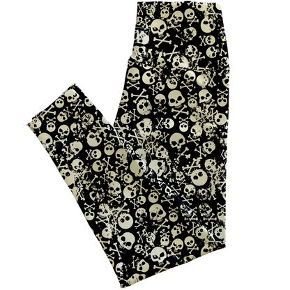 Skull And Bones Regular Rise Leggings