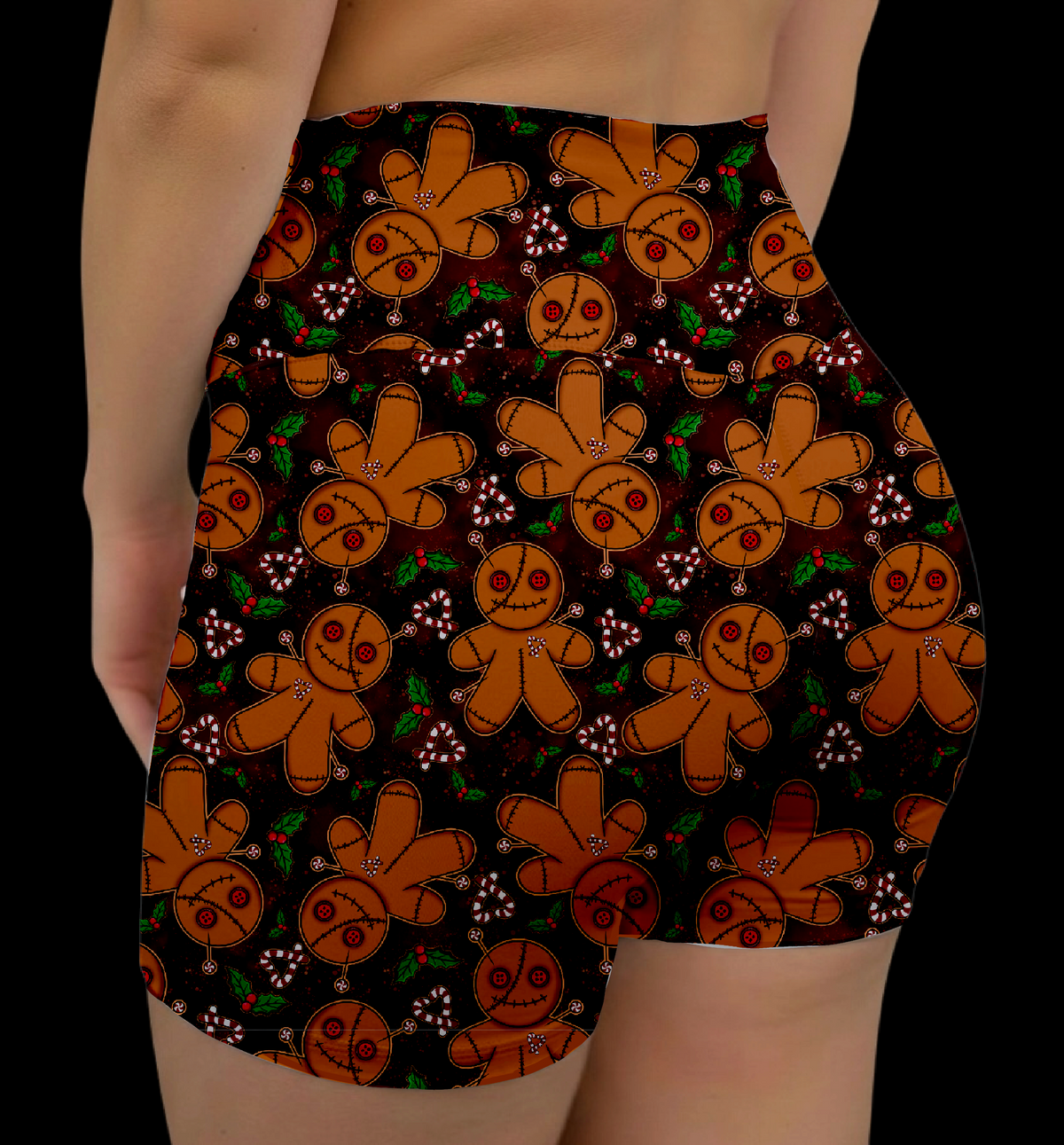 Ginger Pinned Cookies Hybrid Shorts No Pockets