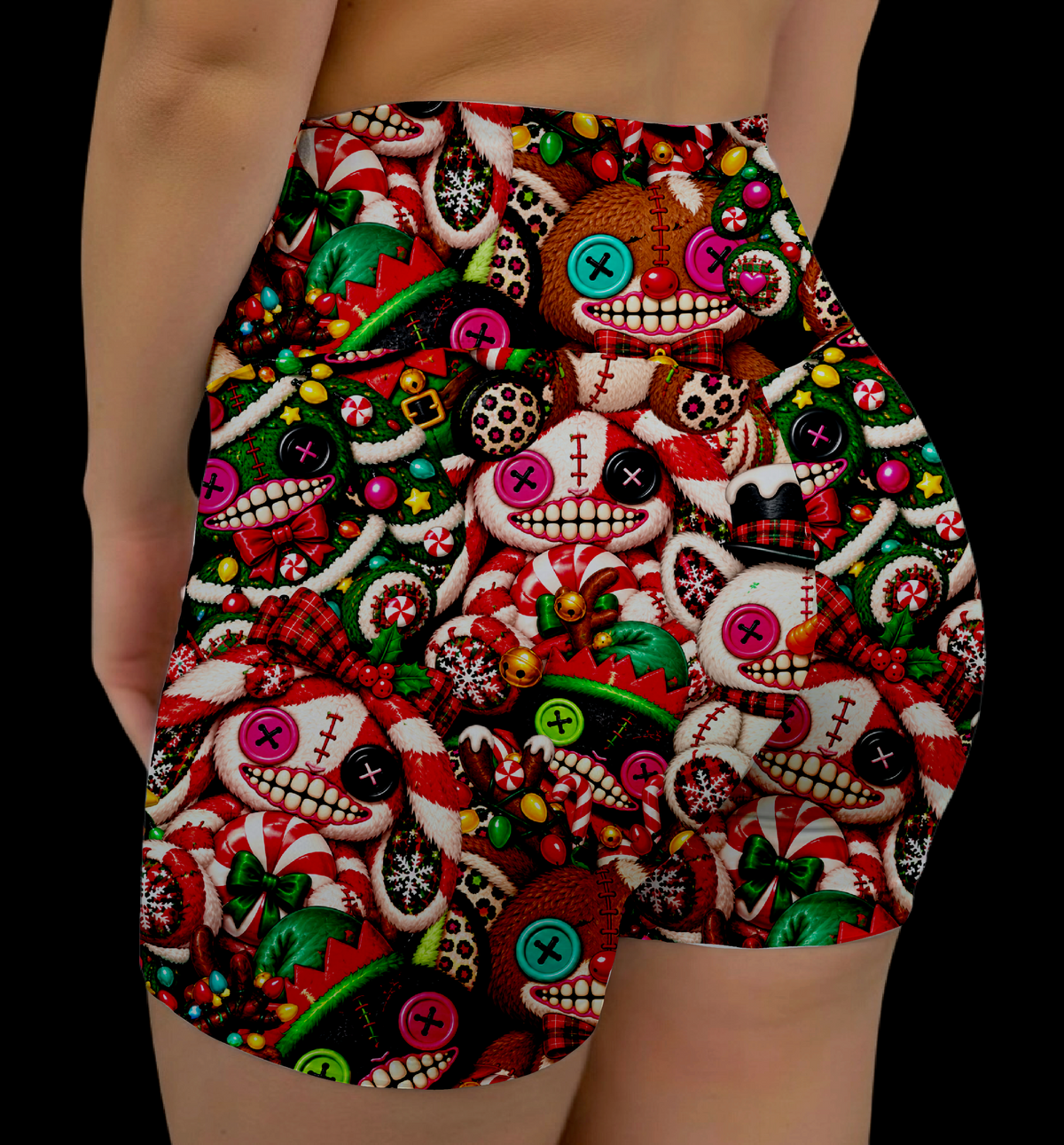 Christmas Fuggs Midrise Shorts No Pockets