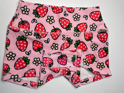 STRAWBERRY DAISY 2.5” XS MID WAIST