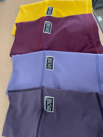 Fall Plum Flex Midrise Shorts