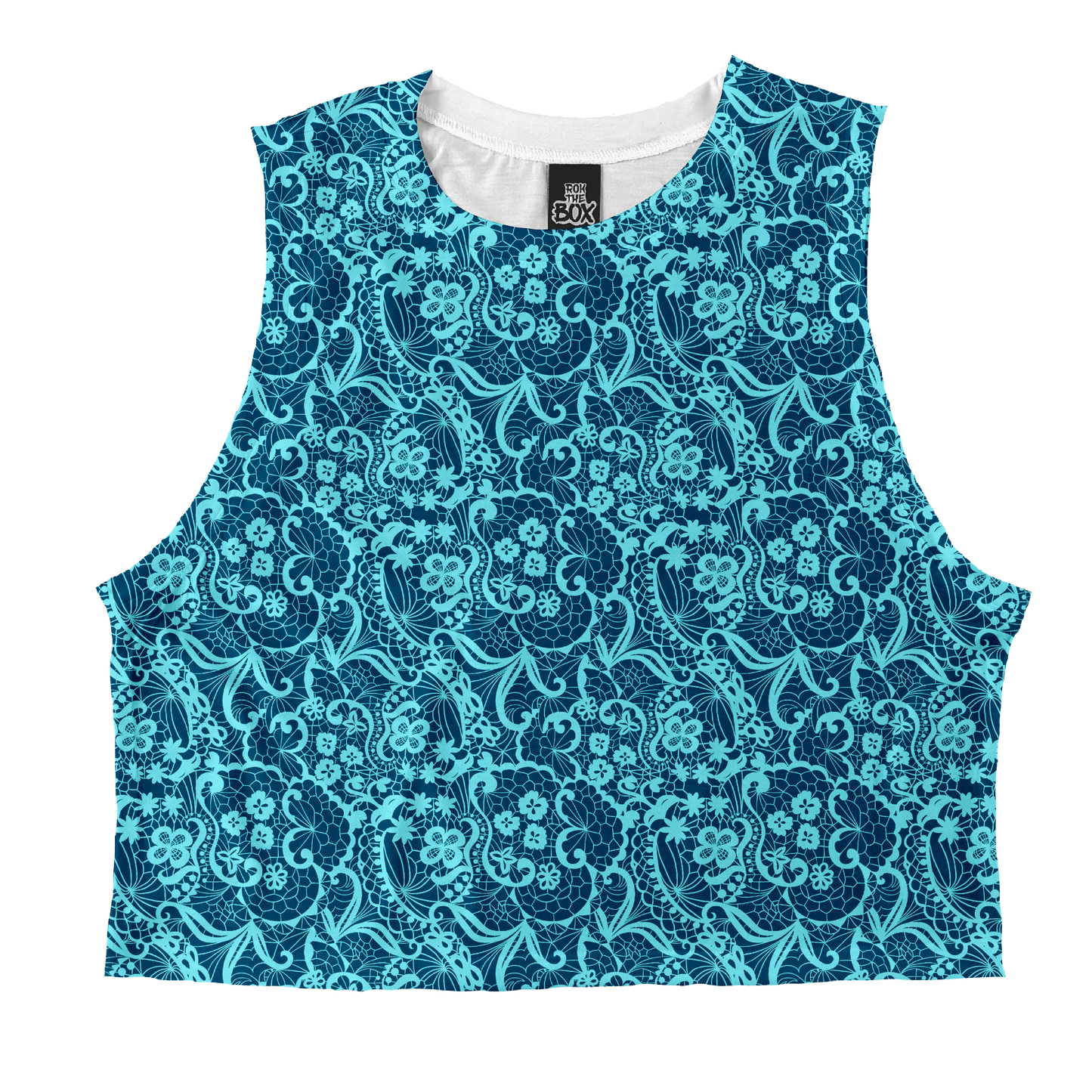 Teal Lace Tops