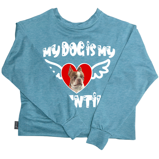 Valentine Pet Portrait RTB Long Sleeve T