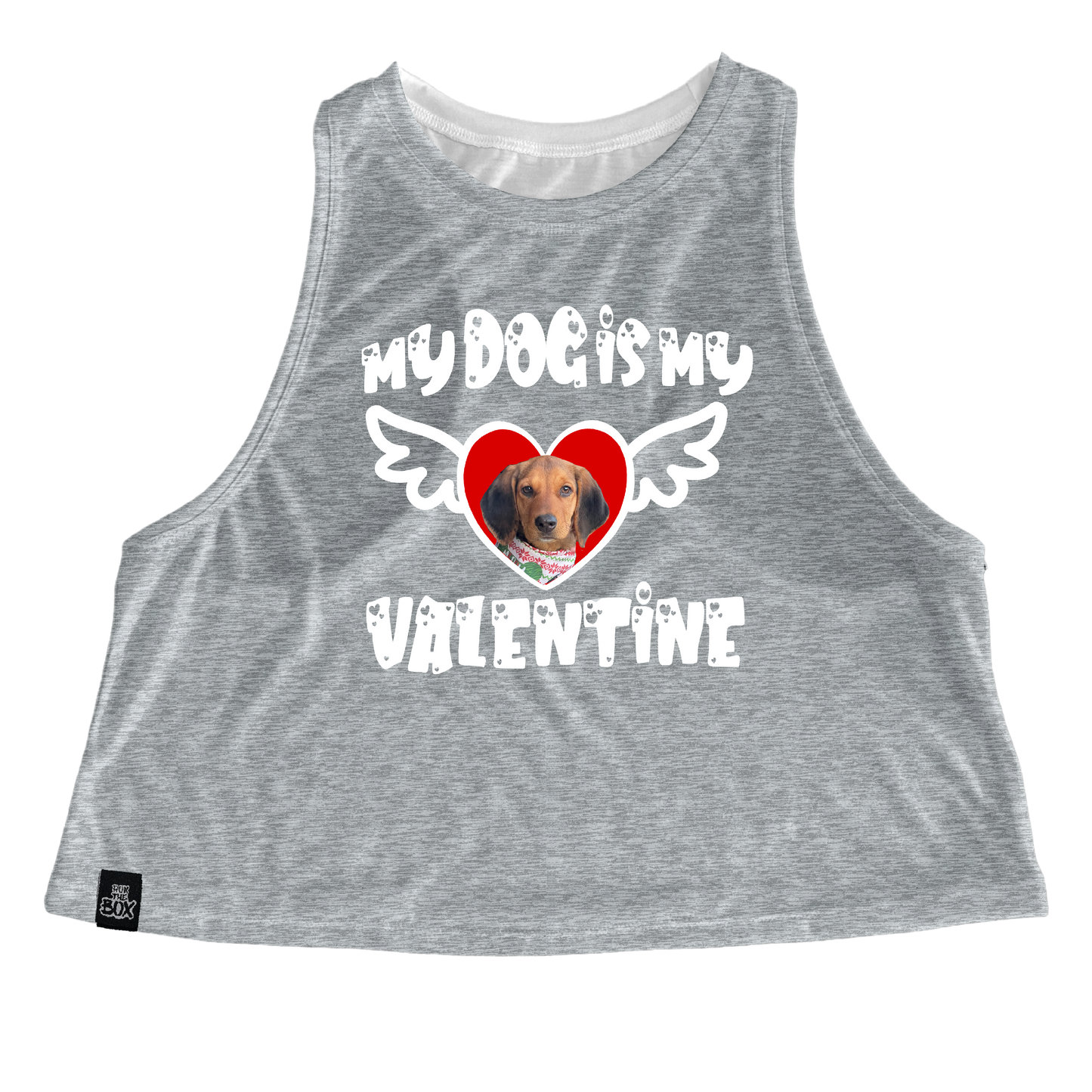 Valentine Pet Portrait Freedom Tops