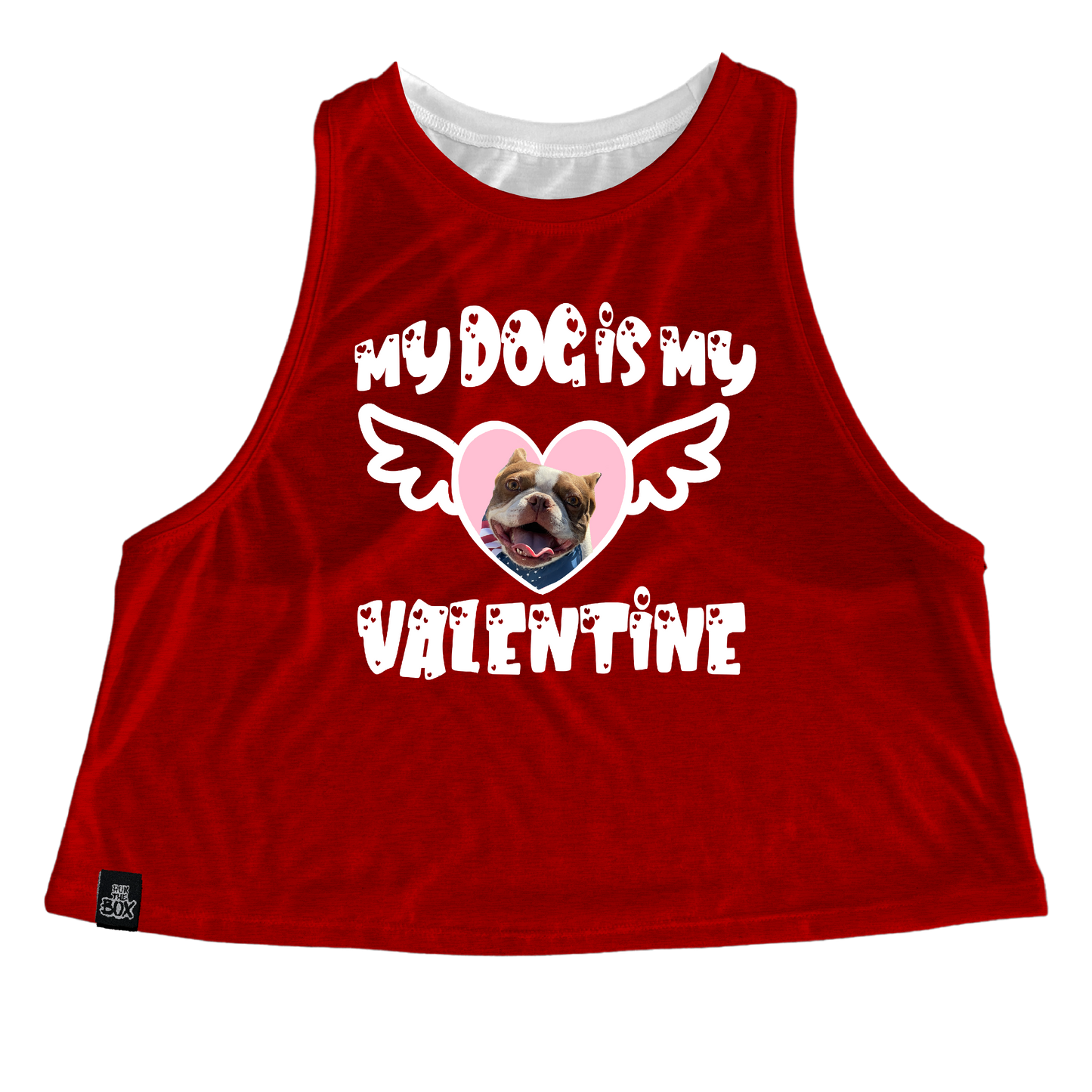 Valentine Pet Portrait Freedom Tops