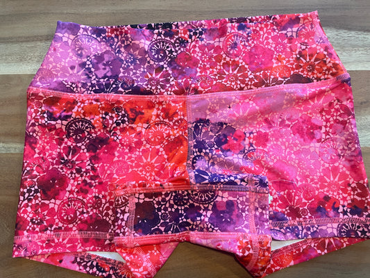 PINK LACE 3.5” MED MID WAIST