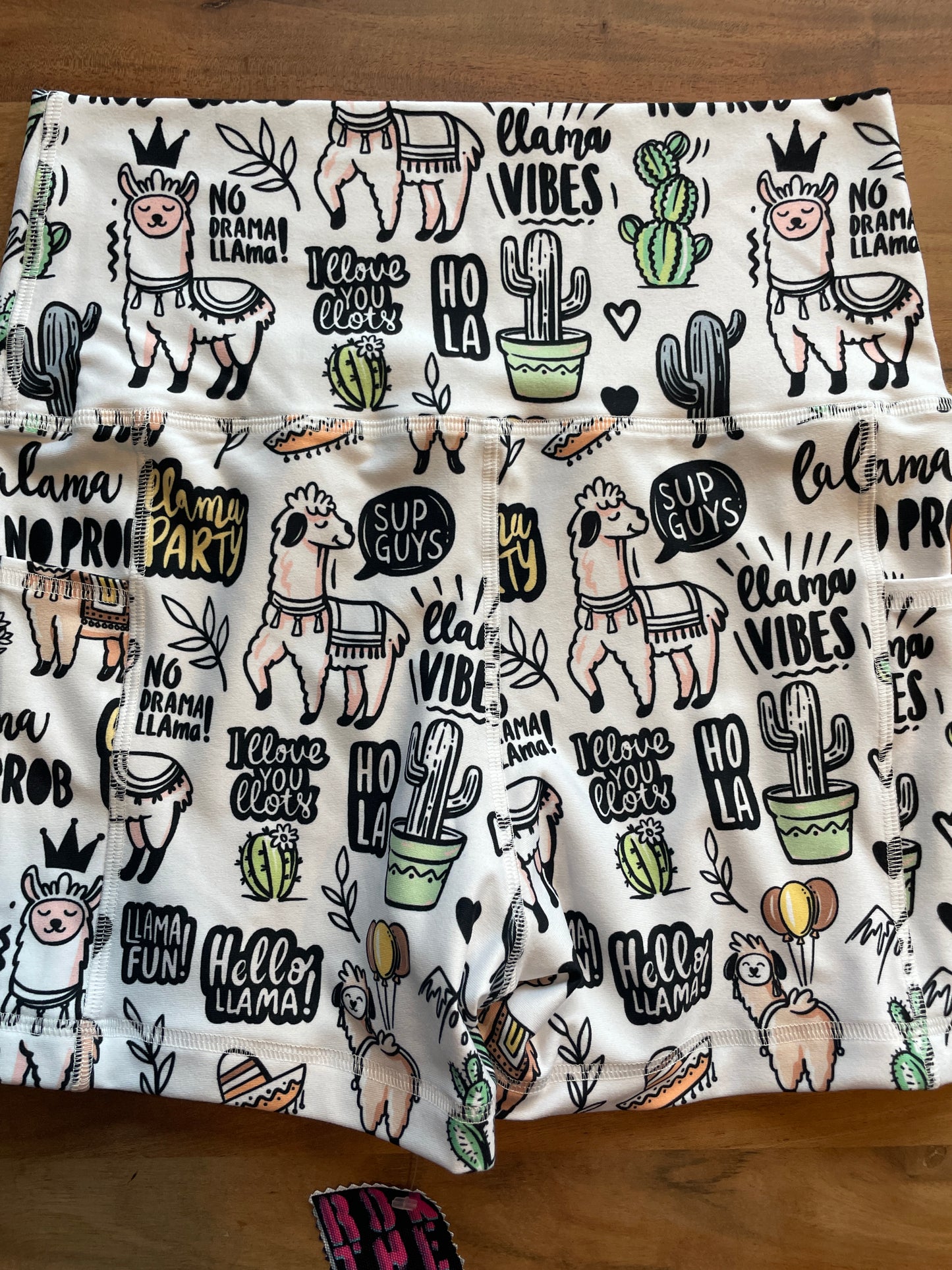 LLAMA PARTY 4.5 LARGE HIGH WAIST WITH POCKET