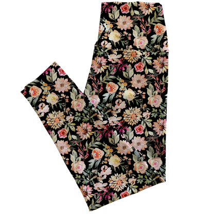 Delicate Bouquet Regular Rise Leggings