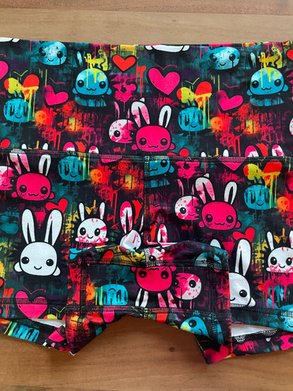 LOVE BUNNIES 3.5” MEDIUM  HIGH WAIST