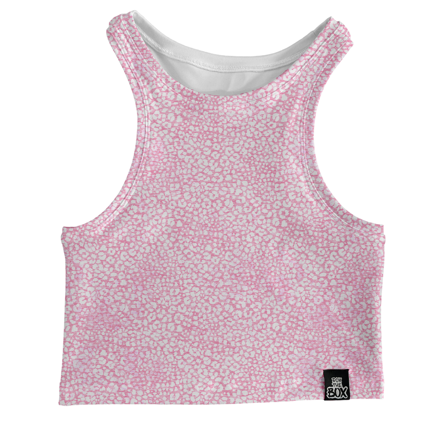 Powder Pink Cheetah BOX Tank