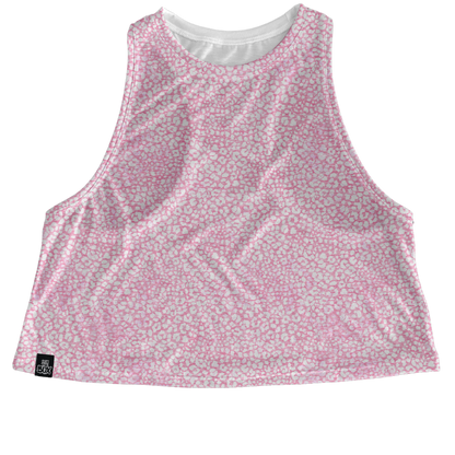 Powder Pink Cheetah Tops