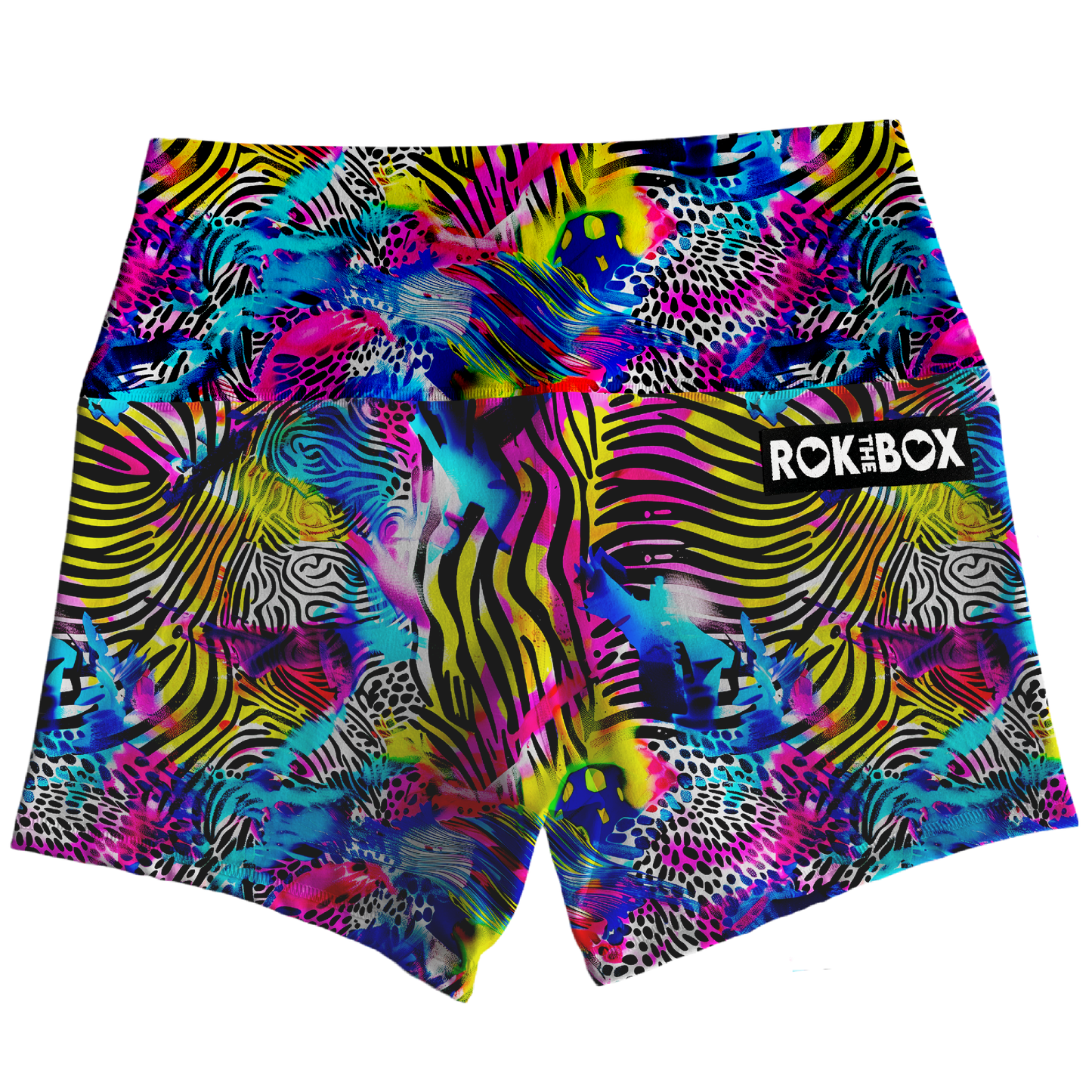 January Vol.2 Animal Neon Highrise Shorts