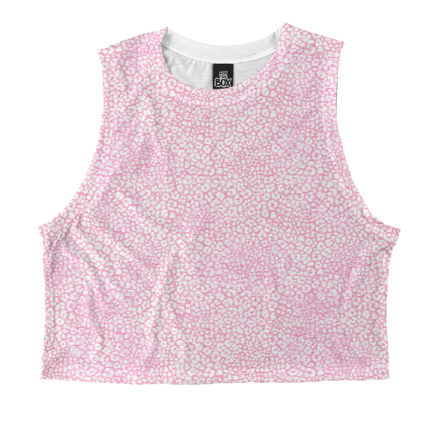 Powder Pink Cheetah Tops