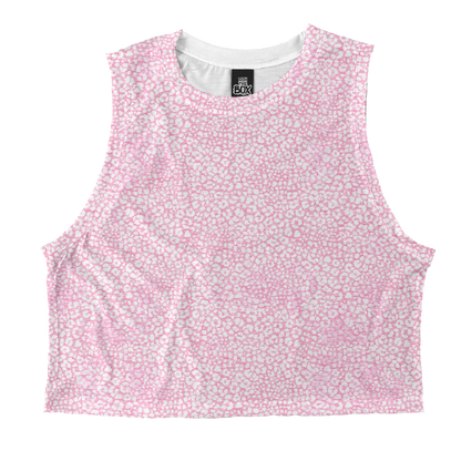 Powder Pink Cheetah Tops