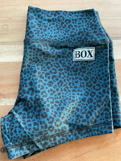 EMERALD CHEETAH 3.5” MEDIUM MID WAIST FLEX FABRIC