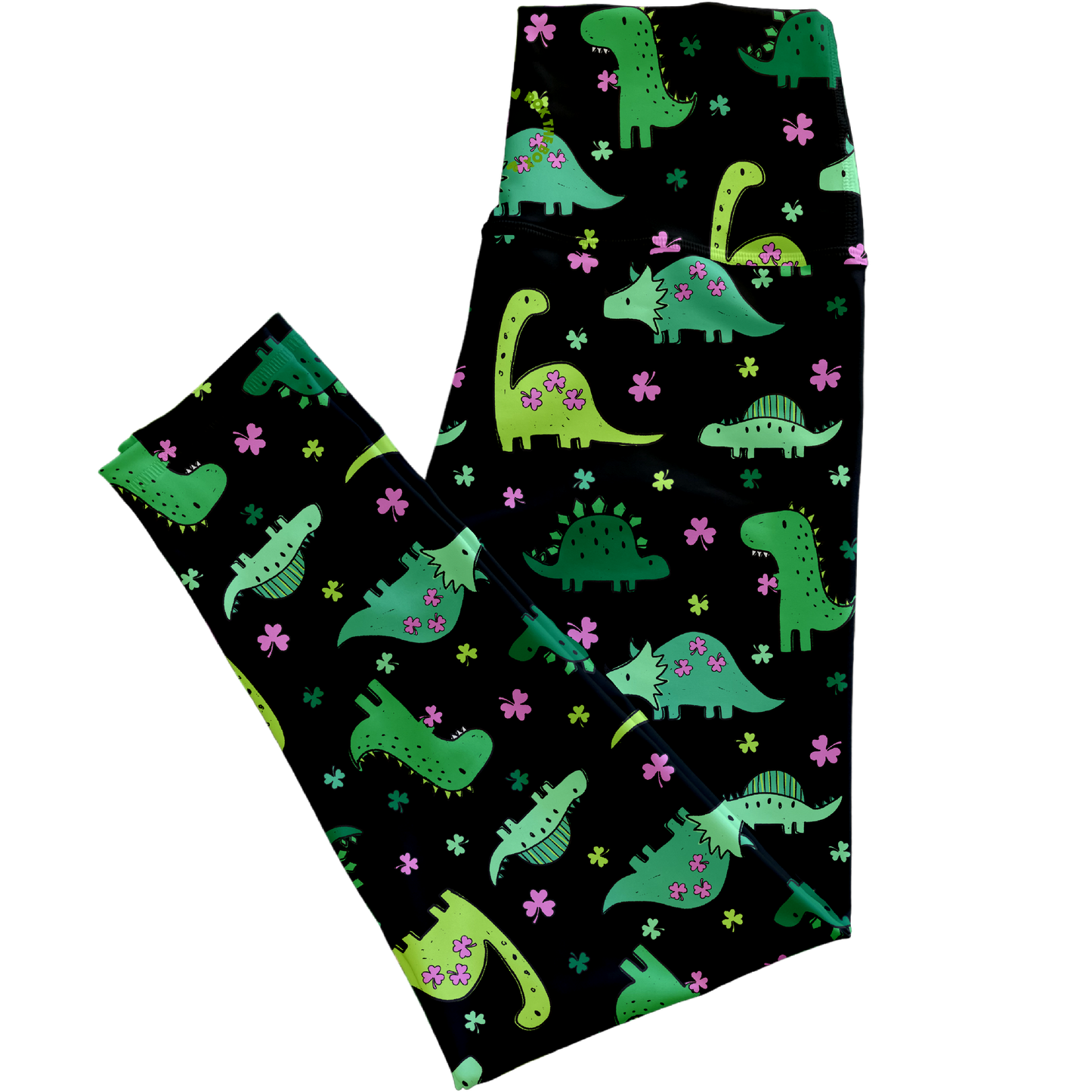 Lucky Dinos St. Paddy’s Midrise Leggings