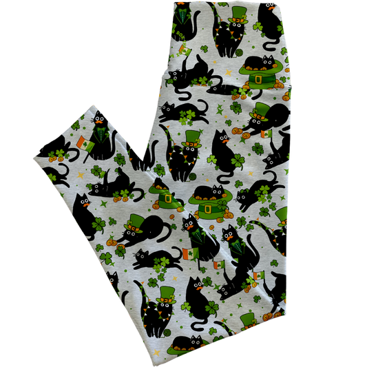 Lucky Cats St. Paddy’s Highrise Leggings