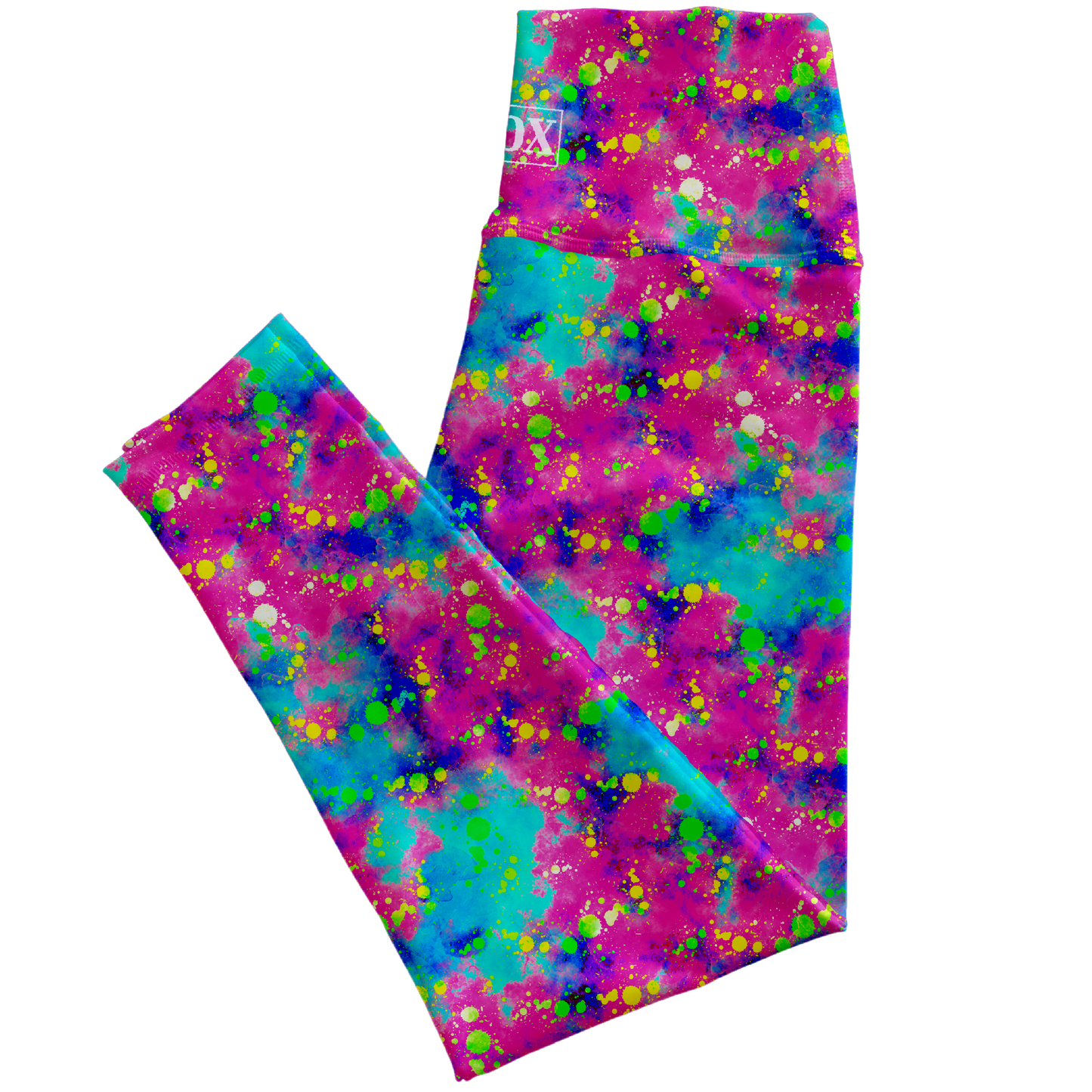 Dyed Splat Regular Rise Leggings