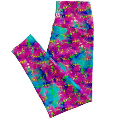 Dyed Splat Regular Rise Leggings