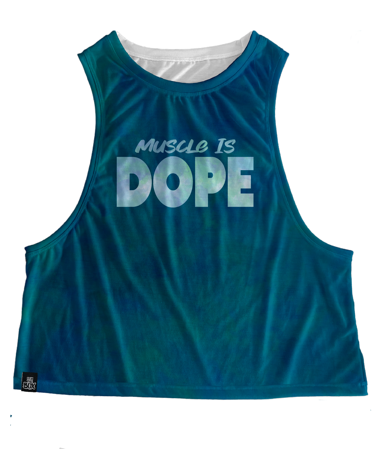 Muscle Teal Tops