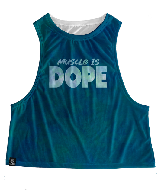 Muscle Teal Tops