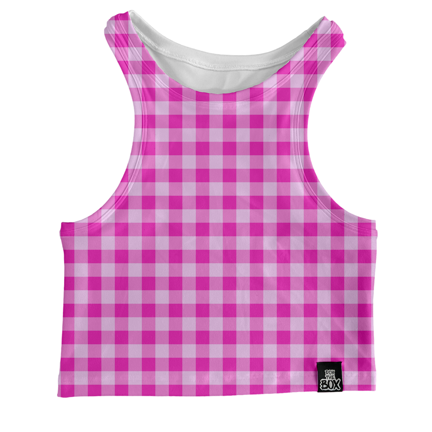 Bubblegum Plaid BOX Tank