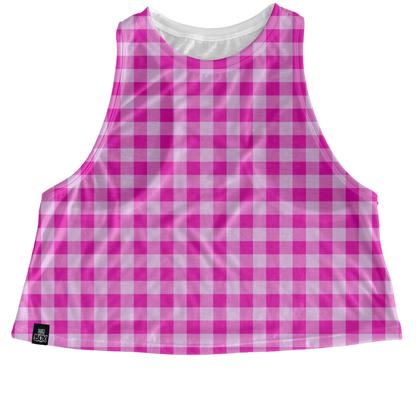 Bubblegum Plaid Tops