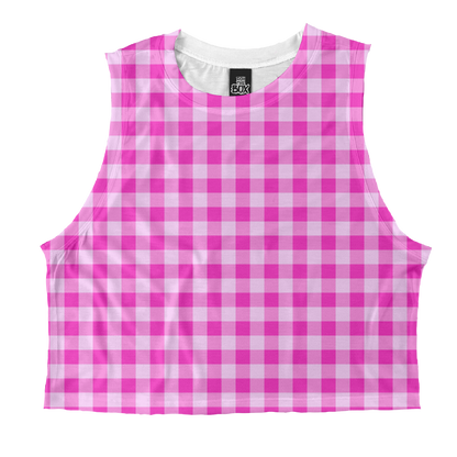 Bubblegum Plaid Tops