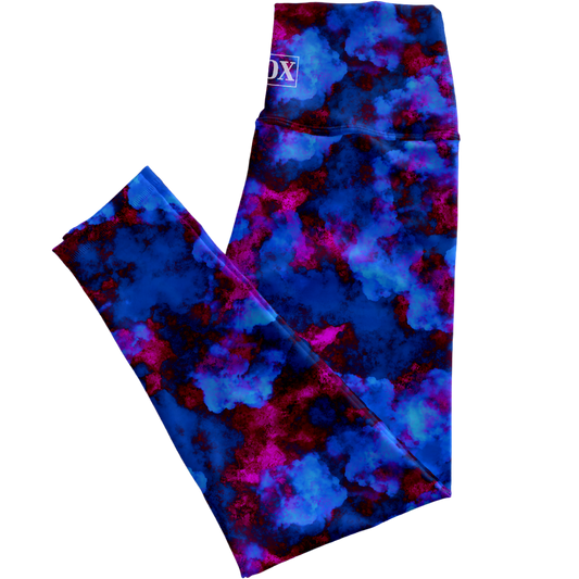 Electric Blue Regular Rise Leggings