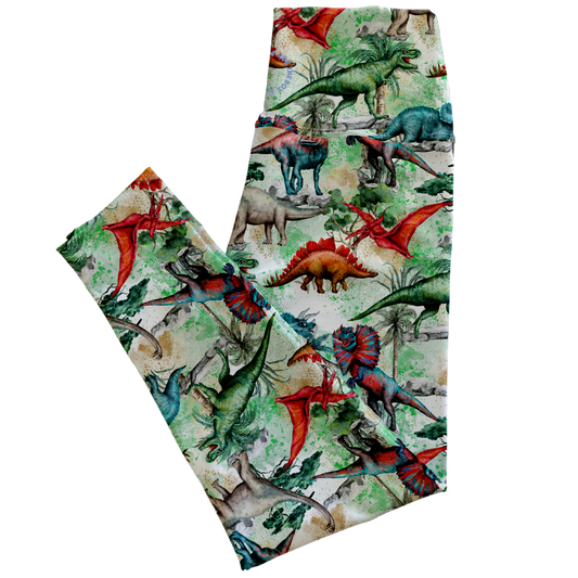 January Vol.3 Dinos Highrise Leggings