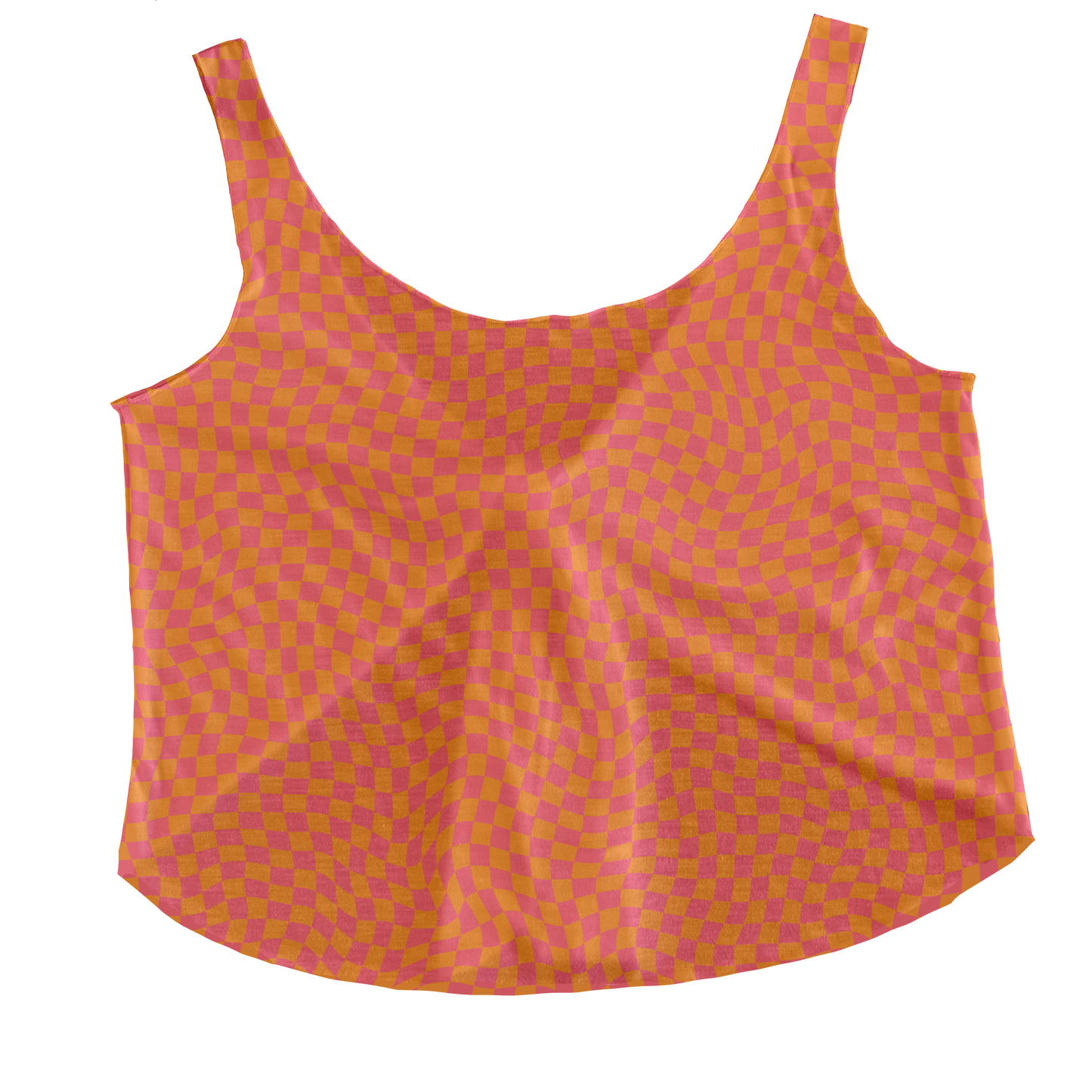 Peach Raz Check Tieback Tank