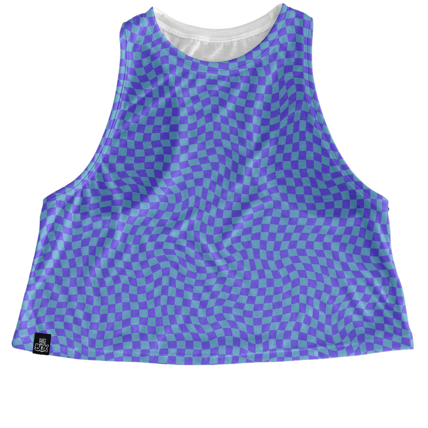 Periwinkle Check Tops