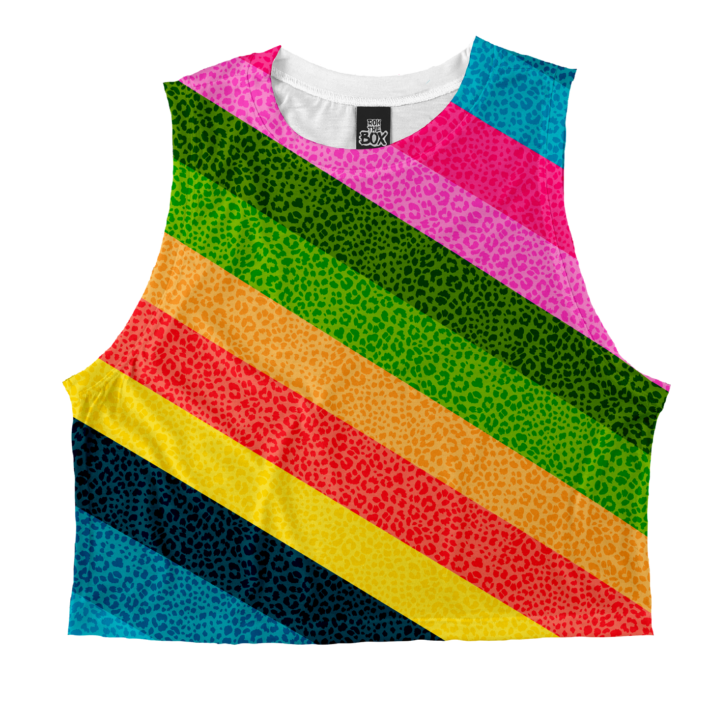 Cheetah Rainbow Tops