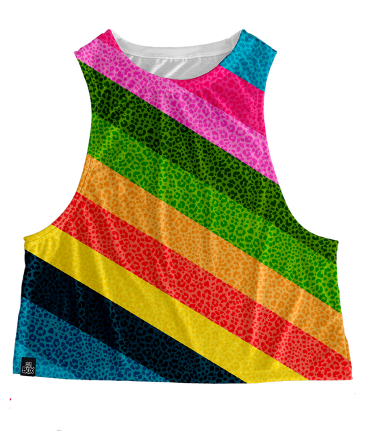 Cheetah Rainbow Tops