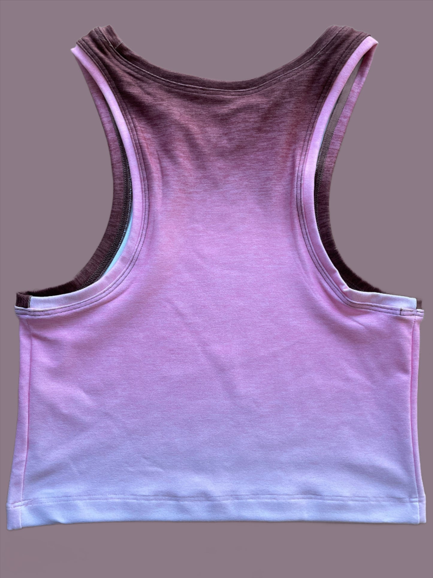 PINK NUDE OMBRE BOX TANK SMALL CROP