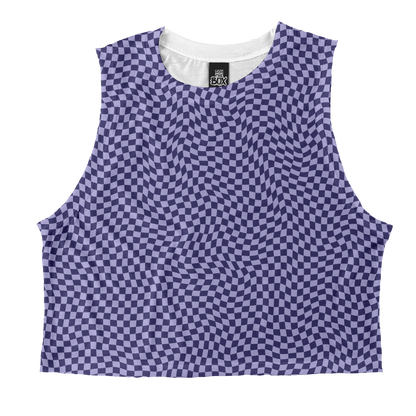 Grape Check Tops