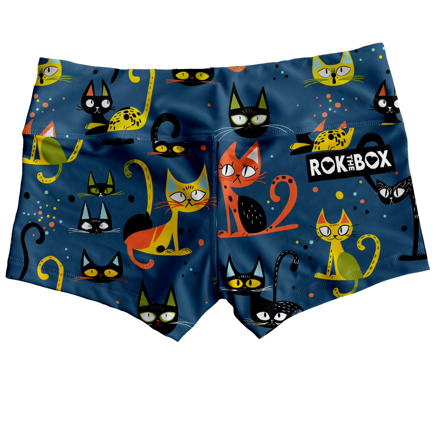 January Vol.4 Cats Midrise Shorts