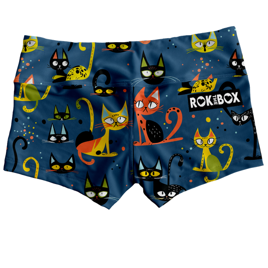 January Vol.4 Cats Midrise Shorts