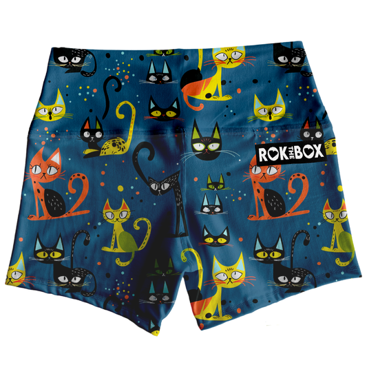 January Vol.4 Cats Highrise Shorts