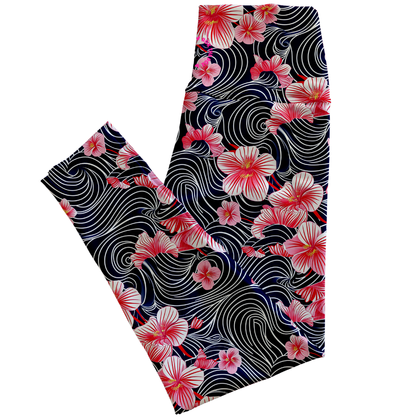 January Vol.4 Hibiscus High-rise Leggings